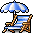 Beach Chair(Blue)